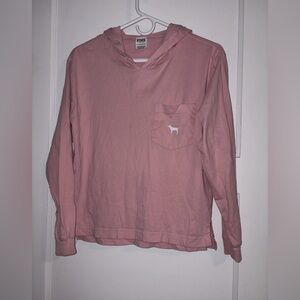 PINK Victoria's Secret Hoodie in Soft Pink